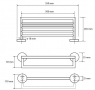 Полочка для полотенец Bemeta White 104219074