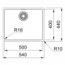 Мойка кухонная Franke Maris MRX 110-50 122.0598.741