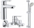 Комплект смесителей Grohe Bau Edge 123367M