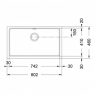 Мойка кухонная Franke Kubus KBG 110-70 125.0499.008