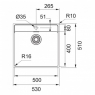 Мойка кухонная Franke Maris MRX 210-50 TL 127.0598.750