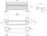 Полка для полотенец Bemeta Beta 132205072 с полотенцедержателем