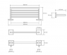 Полка для полотенец Bemeta Beta 132205082