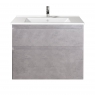 Тумба с умывальником Мойдодыр Палермо-80-U (SU-80) бетон светлый