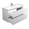 Тумба Мойдодир Палермо 100-U з умивальником Su-100 білий