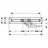 Дренажный канал Geberit Basic 154.41 
