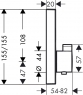 Термостат для душа Hansgrohe ShowerSelect 15763670