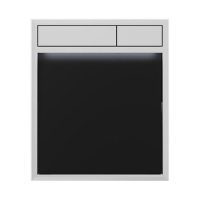Панель управления Sanit Lis 16.734.00 рамка стекло черное с блоком питания