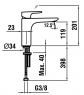 Смеситель для умывальника Laufen Cityplus 3.1175.1.004.120.1