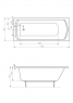 Ванна прямокутна Roca Linea 170х70 см