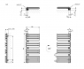 Рушникосушка 655x500 Warp S WGWAS065050K328GD Terma