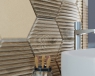 Плитка стінова Ceramika Paradyz Serene Brown Heksagon STR 17,4x19,8 код 2895