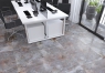 Плитка керамогранітна Golden Tile Metallica сірий LAP 600x600x10 