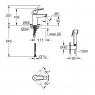 Змішувач для умивальника Eurosmart Grohe 23124003