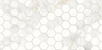 Плитка стінова Sentimento Hexagon білий 300x600x9 Golden Tile