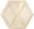 Плитка стінова Paradyz Illusion Beige Heksagon STR 171x198x9 Плитка стінова Paradyz Illusion Beige Heksagon STR 171x198x9
