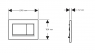 Кнопка зливу Geberit Sigma 30 115.883.KH.1 хром