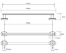 Полотенцедержатель Bemeta Oval 118404041