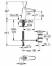 Смеситель для умывальника Grohe Eurodisc Joy 23427000