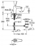 Смеситель для умывальника Grohe Eurodisc Joy 23425000