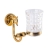 Стакан для щеток Kugu Versace Gold 206G Стакан для щеток Kugu Versace Gold 206G
