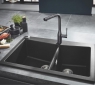 Мойка кухонная Grohe K700 Granite Black 31657AP0