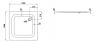 Поддон душевой Laufen Platina 2.1500.4.xxx.040.1 квадратный 100х100 см