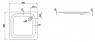 Поддон душевой Laufen Platina 2.1501.2.xxx.040.1 квадратный 90х90 см