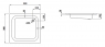 Поддон душевой Laufen Platina 2.1502.2.xxx.040.1 квадратный 90х90 см
