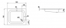 Поддон душевой Laufen Platina 2.1502.3.xxx.040.1 прямоугольный 90х75 см