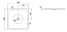 Поддон душевой Laufen Indura 2.1507.2.x57.040.1 квадратный 100х100 см