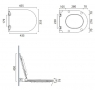 Сидіння для унітазу Catalano Sfera 5SCSTP000 SoftClose