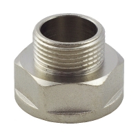 Перехідник 1/2" внутрішнє на 3/8" зовнішнє різблення Fado Fitt нікель (P03)