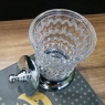 Стакан для аксессуаров Kugu Freestand G&B chrom/black 240C&B
