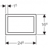 Облицовочная рамка Geberit 242.544.GH.1