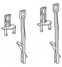 Насадки на сливной механизм для клавиш Geberit Sigma 242.826.00.1