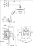 Набор для комплектации душа Grohe Eurosmart Cosmopolitan с Tempesta 210 25183001