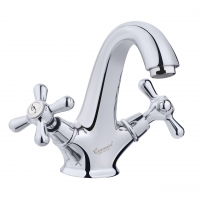 Змішувач для умивальника Emmevi Deco Classic CR12013 з пробкою