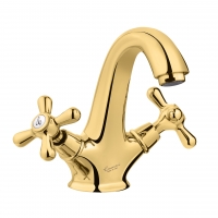 Змішувач для умивальника Emmevi Deco Classic OR12013 з пробкою