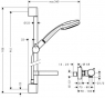 Душевой набор Hansgrohe Croma 100 27033000 90 см Vario EcoSmart