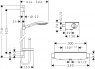 Душевой комплект Hansgrohe Raindance Select S 150 27036400 65 см 3jet