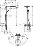 Душевая система Hansgrohe Raindance S Showerpipe 300 27114000 1jet