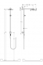 Душевая система Hansgrohe Raindance Connect 240 Showerpipe 27164000