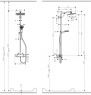Душевая система Hansgrohe Crometta E Showerpipe 240 27271000 1jet