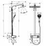 Душевая система Hansgrohe Raindance E Showerpipe 360 27287400 1jet EcoSmart