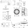 Душевой комплект Hansgrohe Raindance Select E 27296000 ShowerSelect