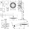 Душевой комплект Hansgrohe Raindance Select S 27297000 ShowerSelect S