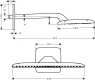 Верхний душ Hansgrohe Raindance E 420 27372000 1jet с держателем 380 мм