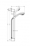 Душевой набор Hansgrohe Crometta Vario/Unica 85 см 2776300