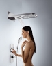 Верхний душ Hansgrohe Raindance Rainfall 240 Air 28410 3jet с подсветкой